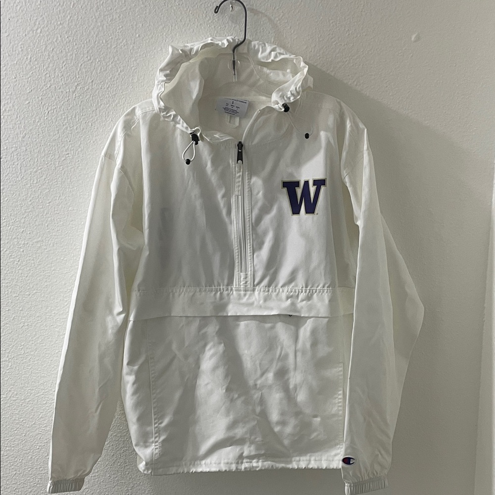 University of Washington UW Huskies 1/4 zip nylon jacket Women’s size Small